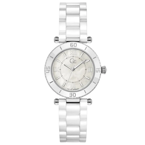 Gc GCZ05008L1MF Quartz Çelik Gri Beyaz Kadran 10 ATM 34 mm Kadın Kol Saati