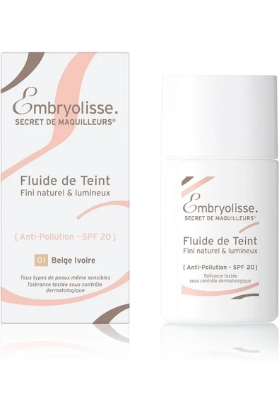 Embryolisse Likit Fondöten 01 Beige Ivoire 30 ml