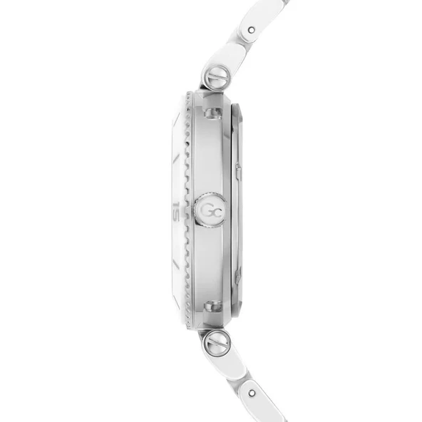 Gc GCZ05008L1MF Quartz Çelik Gri Beyaz Kadran 10 ATM 34 mm Kadın Kol Saati - 2
