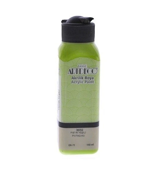 Artdeco Akrilik Boya 140 ml Fıstık Yeşili - 4 adet