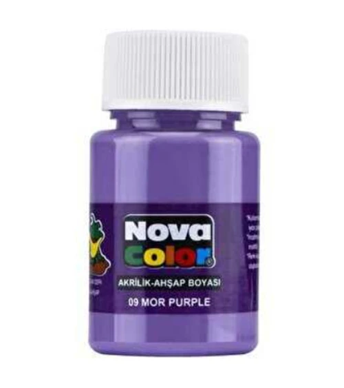 Nova Color Akrilik Boya 30 Ml Mor - 2 adet