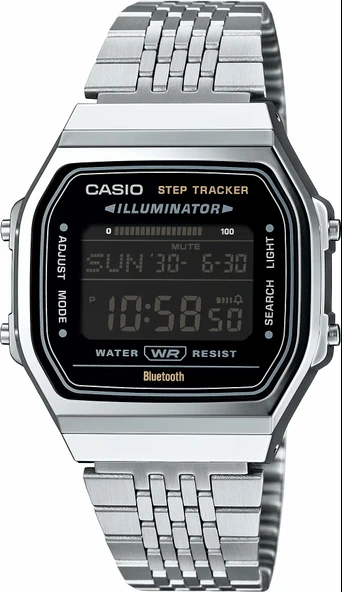 Casio ABL-100WE-1BDF Retro Quartz Dijital Çelik Gri 38 mm Erkek Kol Saati