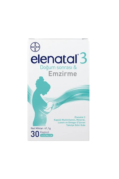 Elenatal 3 30 Kapsül ürün görseli