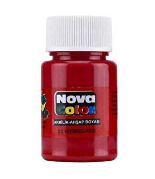 Nova Color Akrilik Boya 30 Ml Kırmızı - 2 adet