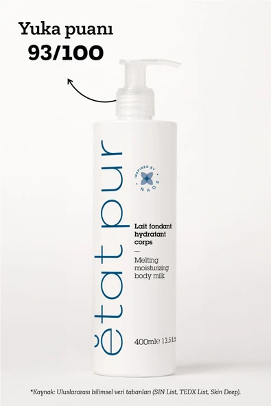 Etat Pur Melting Moisturizing Body Milk Rahatlatıcı ve Nemlendirici Vücut Sütü 400 ml - 3