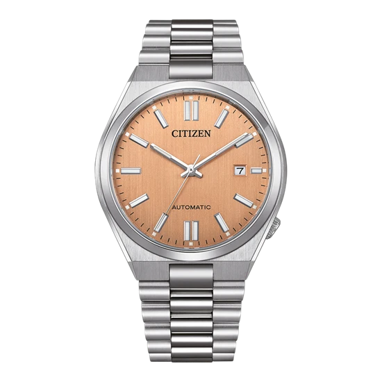 Citizen NJ0159-86Z Quartz Çelik Gri Somon Kadran 5 ATM 40 mm Erkek Kol Saati