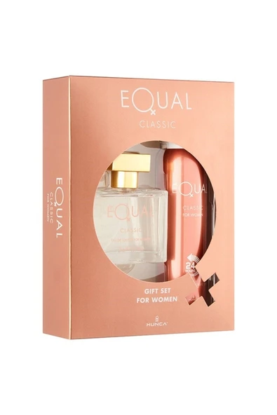 Equal Classic Gift Set For Women - EDT 75 ml + Deodorant 150 ml