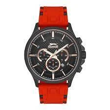 Slazenger SL.09.2206.2.05 Quartz Silikon Kırmızı 5 ATM 48 mm Erkek Kol Saati