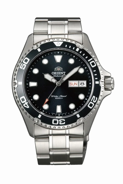 Orient FAA02004B9 KurOtomatik Çelik Gri Siyah Kadran Kristal Cam 42 mm Erkek Kol Saati