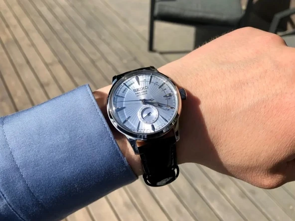Seiko SSA343J Otomatik Deri Siyah 10 ATM 40 mm Erkek Kol Saati - 10