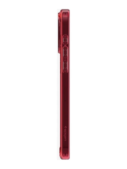 Spigen iPhone 15 Pro Kılıf, Spigen Ultra Hybrid Magfit (Magsafe Uyumlu) Deep Red - 6