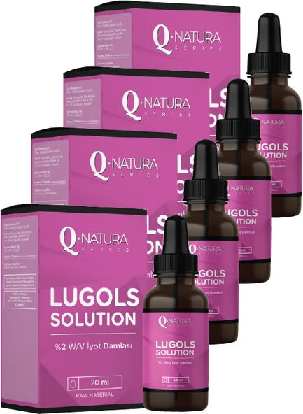 Lugols Solution % 2 İyot Damla 20 ml - 4 ADET + Roll-on Başlık Hediyeli ! ürün görseli