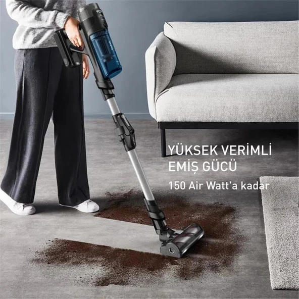 TEFAL TY9AC X-FORCE 13,60 ALLERGY AQUA AEROSPİN KABLOSUZ ŞARJLI DİKEY SÜPÜRGE - 5