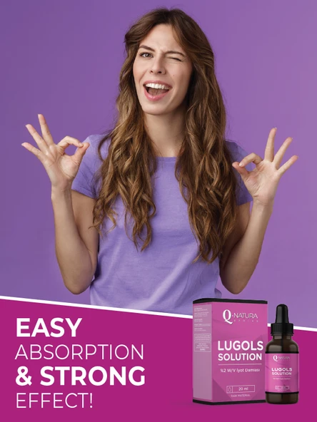 Lugols Solution % 2 İyot Damla 20 ml - 4 ADET + Roll-on Başlık Hediyeli ! - Resim 4