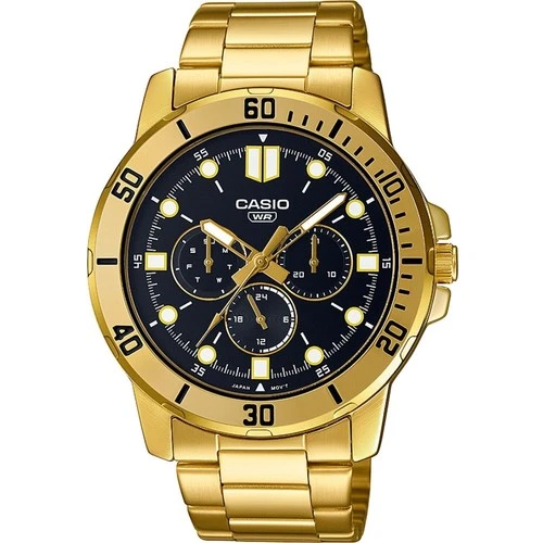 Casio MTP-VD300G-1EUDF Quartz Çelik Altın Rengi 45 mm Erkek Kol Saati