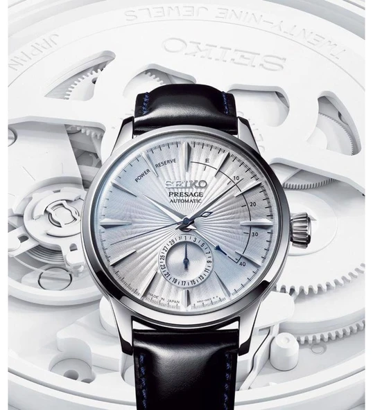 Seiko SSA343J Otomatik Deri Siyah 10 ATM 40 mm Erkek Kol Saati - 4