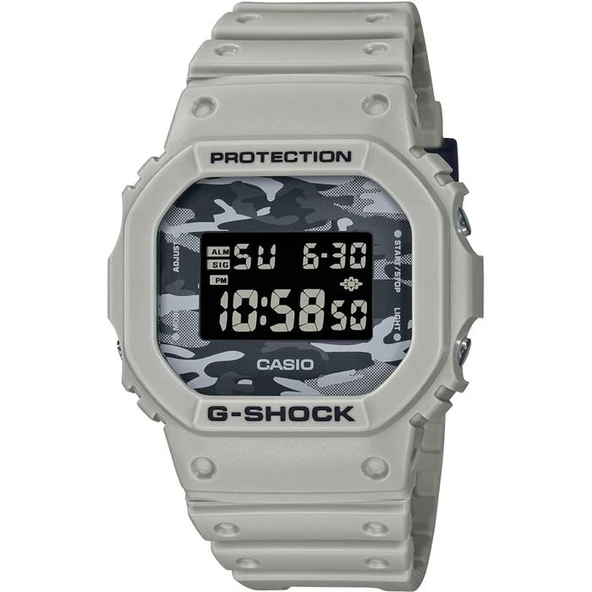 Casio DW-5600CA-8DR 43 mm Siyah Erkek Kol Saati