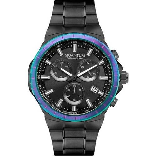 Quantum HNG813.650 46 mm Siyah Erkek Saat