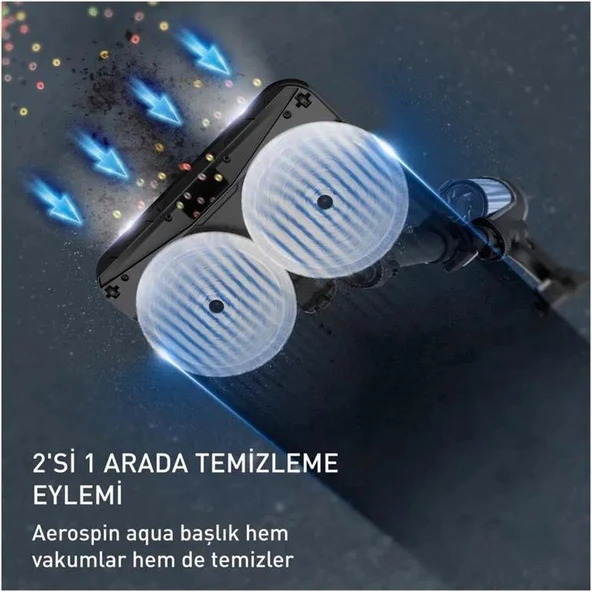 TEFAL TY9AC X-FORCE 13,60 ALLERGY AQUA AEROSPİN KABLOSUZ ŞARJLI DİKEY SÜPÜRGE - 3