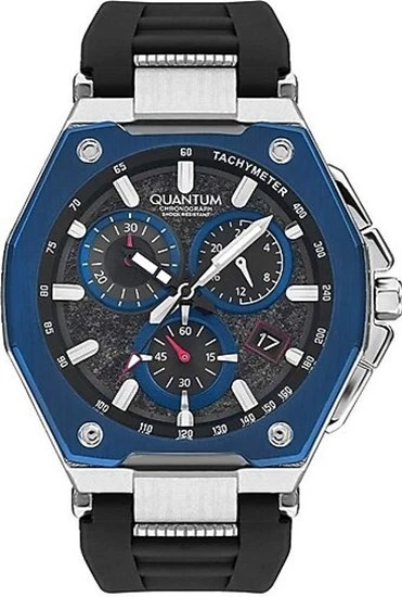 Quantum PWG1005.051 47 mm Siyah Erkek Saat