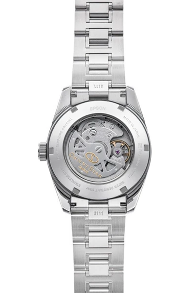 Orient Star RE-AU0107E00B Kurmalı Otomatik Çelik Gri Yeşil Kadran 10 ATM 39 mm Erkek Kol Saati - 4