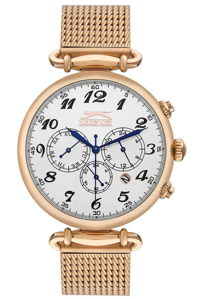 Slazenger SL.09.2200.2.02 Quartz Hasır Rose 43 mm Erkek Kol Saati