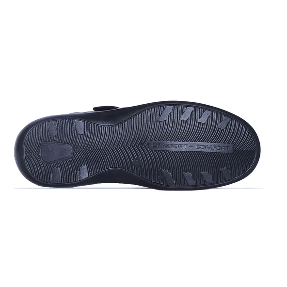 Moda Ayakkabı 215 Siyah-Kahve Deri Yazlık Ayakkabı - 7