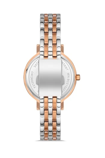 Ferro FL21252A-E Quartz Çelik Rose/Gri 34 mm Kadın Kol Saati - 3