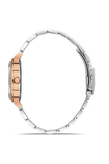 Ferro FL21252A-E Quartz Çelik Rose/Gri 34 mm Kadın Kol Saati - 2