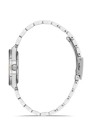 Ferro Quartz Çelik Altın/Gri 35 mm Kadın Kol Saati - 2