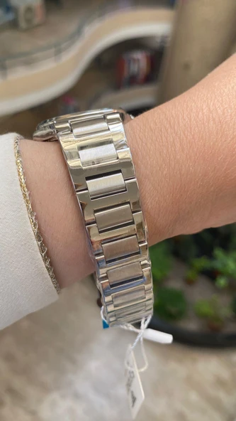 Ferro Quartz Çelik Gri 32 mm Kadın Kol Saati - 5