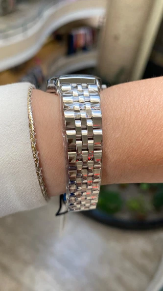 Ferro Quartz Çelik Gri 25 mm Kadın Kol Saati - 5