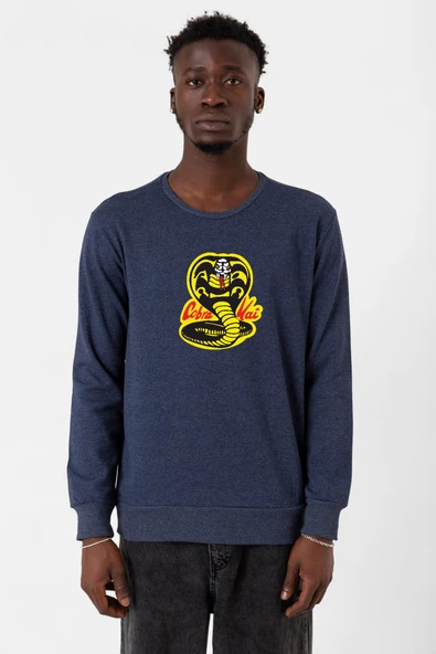Cobra Kai Logo indigo Erkek 2ip Sweatshirt ürün görseli