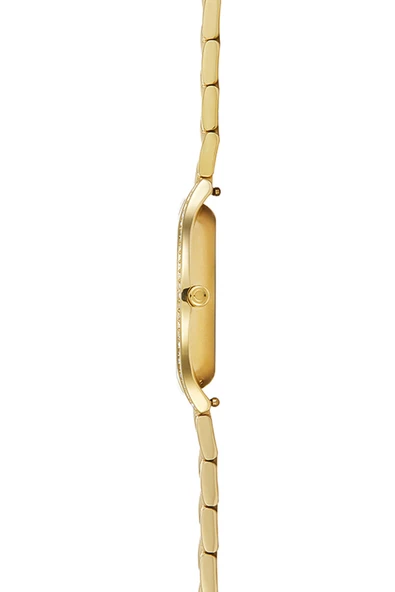 Obaku Denmark V276LEGISG Quartz Çelik Gold Beyaz Kadran Kristal Cam 30 mm Kadın Kol Saati - 6
