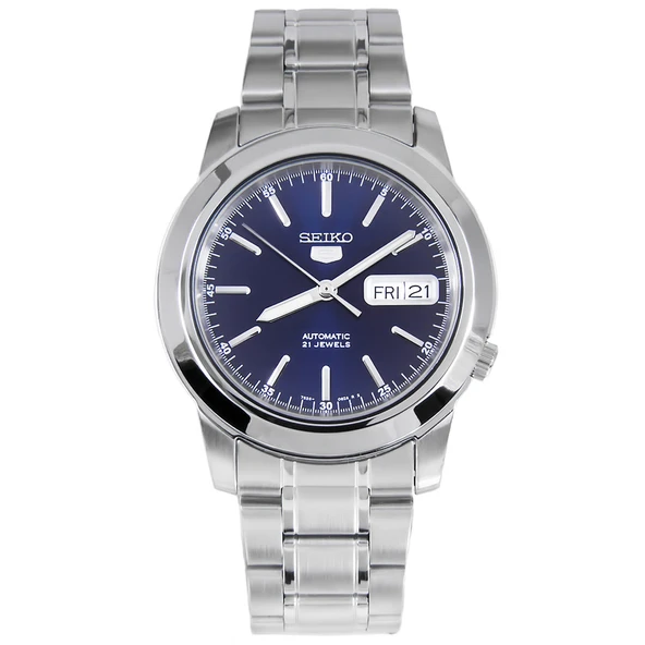 Seiko 5 SNKE51K1 Otomatik Çelik Gri Lacivert Kadran 39 mm Erkek Kol Saati - 2