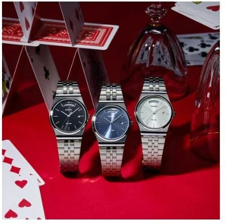 Casio MTP-B146D-1AVDF Quartz Çelik Gri Siyah Kadran 35 mm Erkek Kol Saati - 2