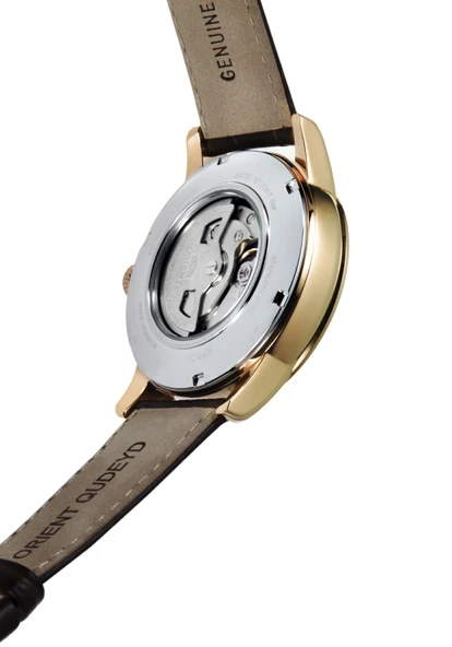 Orient  RA-AK0007S30B Kurmalı Otomatik Deri Kahverengi Safir Cam Krem Kadran 43 mm Erkek Kol Saati - 3