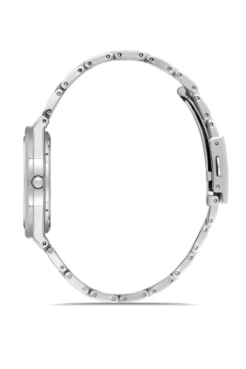Ferro Quartz Çelik Rose/Gri 34 mm Kadın Kol Saati - 3