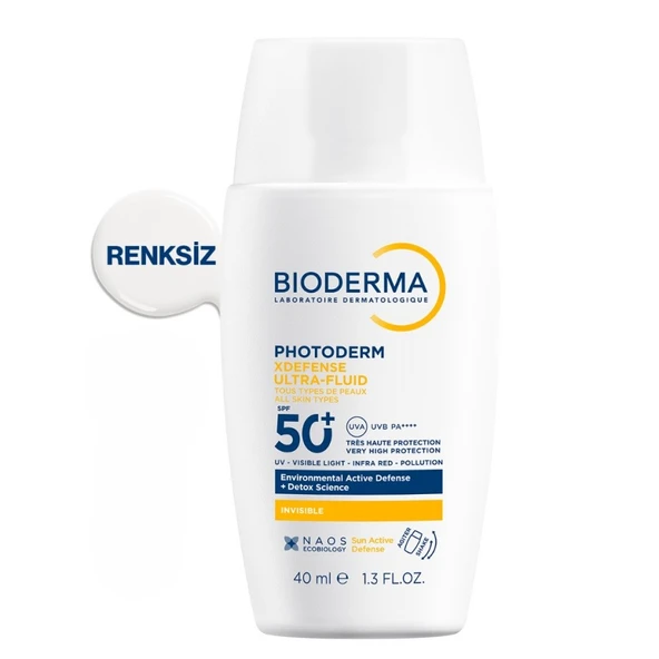 Bıoderma Spf50+ Photoderm XDefense Güneş Kremi Renksiz 40 Ml Skt:2027