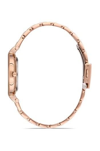 Ferro F21203A-C Rose Çelik Kordon Kadın Kol Saati - Resim 2