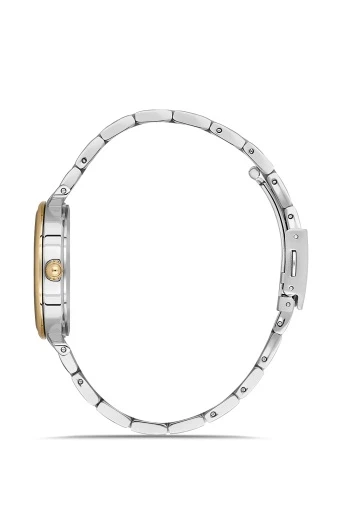Ferro Quartz Çelik Altın/Gri 32 mm Kadın Kol Saati - 2