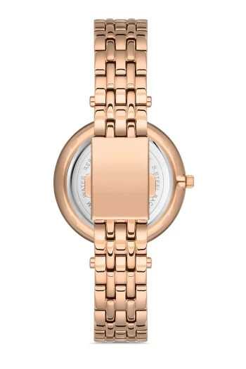 Ferro F21203A-C Rose Çelik Kordon Kadın Kol Saati - Resim 3