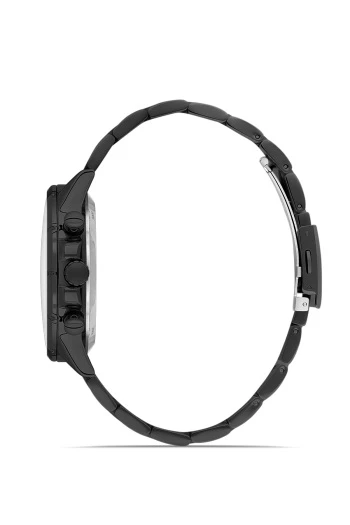Ferro FM31461A-G Quartz Çelik Siyah 45 mm Fonksiyonları Aktif Erkek Kol Saati - 3