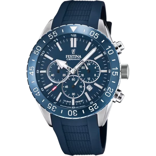 FESTINA F20515/1 SERAMİK, KAUÇUK KORDON ERKEK KOL SAATİ