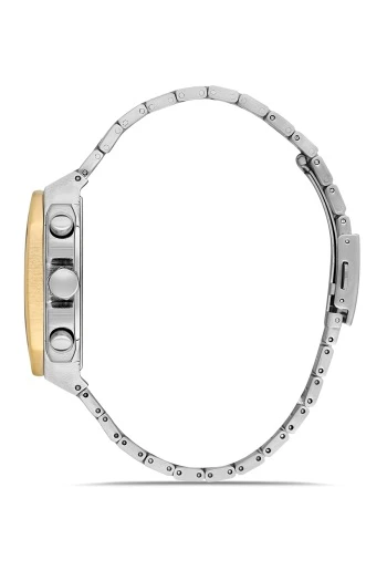 Ferro FM11485A-D6 Quartz Çelik Gri Yeşil Kadran 40 mm Erkek Kol Saati - 2