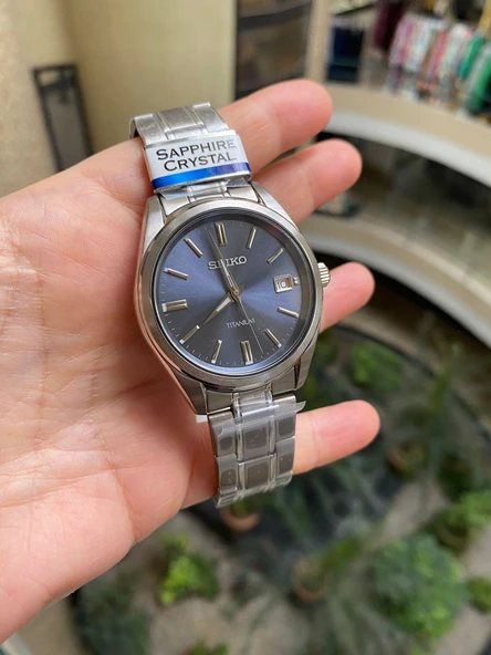 Seiko SUR371P Quartz Titanyum Safir Cam 10 ATM 40 mm Erkek Kol Saati - 4