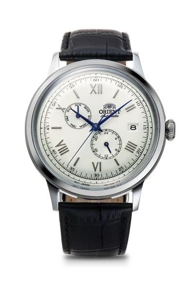 Orient Classic RA-AK0701S30B Kurmalı Otomatik Deri Siyah Beyaz Kadran 41 mm Erkek Kol Saati - 2