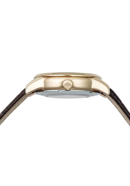Orient  RA-AK0007S30B Kurmalı Otomatik Deri Kahverengi Safir Cam Krem Kadran 43 mm Erkek Kol Saati - 2