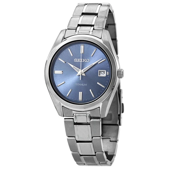 Seiko SUR371P Quartz Titanyum Safir Cam 10 ATM 40 mm Erkek Kol Saati - 3