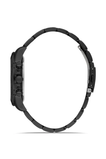 Ferro Quartz Çelik Siyah 44 mm Fonksiyonları Aktif Erkek Kol Saati - 2